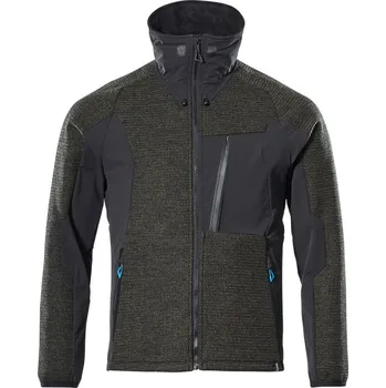 Pánská mikina MASCOT® Mikina se zipem Mechově zelená/černá Velikost: XS