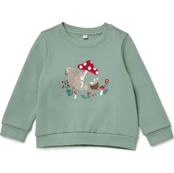 Chlapecká mikina 705800 - Tchibo - Dětská mikina s počesanou vnitřní stranou - vel. 122/128 - barva: modrá