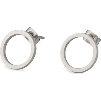 Náušnice Náušnice kroužky z nerezové oceli, barva 1 stříbrná