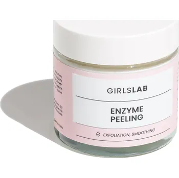 Přípravek na čištění pleti a oči GirlsLab enzymatyczny peeling na obličej, 50 ml