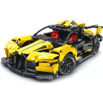 ostatní stavebnice iM.Master Stavebnice auto sportovní žluté 33,6x15,7x10,2 cm