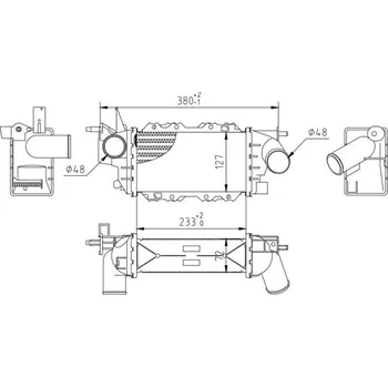 Chladič motoru Chladič turba HART 636 915