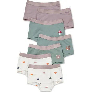 Dívčí spodní prádlo 706657 - Tchibo - Dívčí kalhotky - pro dívky - vel. 110/116 - barva: bílá/s potiskem