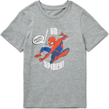 709037 - Tchibo - Dětské tričko »Spider-Man« - pro kluky - vel. 86/92 - barva: šedá