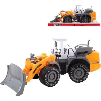 autodráha Auto stavební odhrnovač plastový buldozer na setrvačník