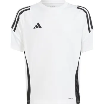 Chlapecké tričko adidas Tiro 24 T-Shirt Junior Boys White/Black 13 Years