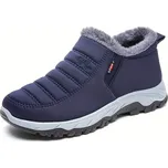 Zimní zateplené boty s protiskluzovou podrážkou Barva: Modrá, Velikost: 43