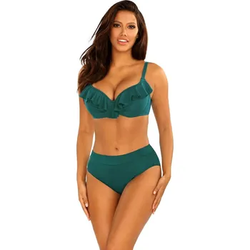 Dámské plavky Dámské dvoudílné plavky Self Canoy s kosticemi, černá 42G-XL i384_31769036