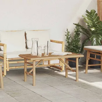 Konferenční stolek vidaXL Konferenční stolek Hnědá 90 x 50 x 43 cm bambus [4106593]