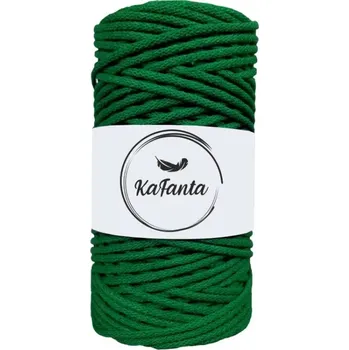 Příze Bavlněná šňůra KaFanta 3 mm - zelená