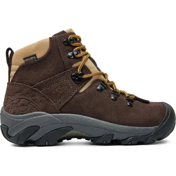 Dámský župan Dámské kožené boty Keen Wmns Pyrenees Mountain Research Brown 38.5