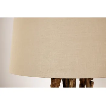 Stínidlo Stínítko 48x25x55cm lněné béžové na stojací lampu