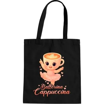 Žertovný předmět Cappuccina Ballerina Baby V2 - Italian Brainrot - balerína šálek - dětské tričko s potiskem - taška s potiskem- Tričkový.cz