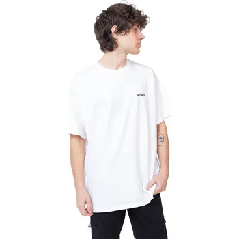 Pánské tričko Tričko Carhartt WIP Script Embroidery White Black - XL