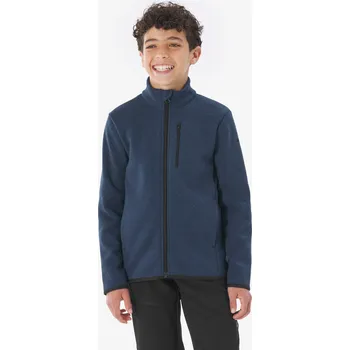 Pánská mikina QUECHUA Dětská fleecová mikina MH 500 14 LET MODRÁ