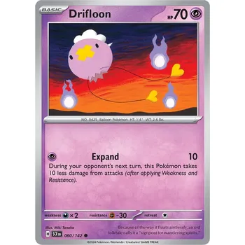 Karetní hra Drifloon 060/142 - Stellar Crown Typ karty: Reverse Holo
