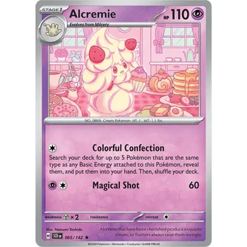 Karetní hra Alcremie 065/142 - Stellar Crown Typ karty: Reverse Holo