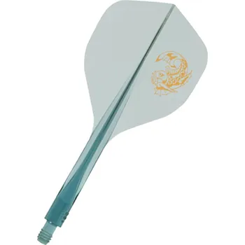 Příslušenství pro šipky Letky Condor Axe 120 Standard No2 Golden Shachi Clear Blue Velikost: Standard, Délka: L