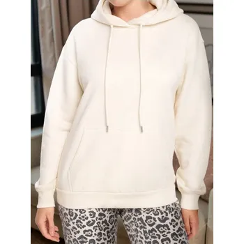 Dámská mikina Sinsay - Mikina s kapucí - béžová - 830EX-02X - 830EX-02X-XS-1