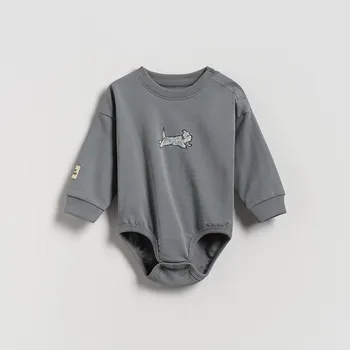 Kojenecký body Reserved - Body s vysokým podílem bavlny - světle šedá - 365FP-09X - 365FP-09X-74