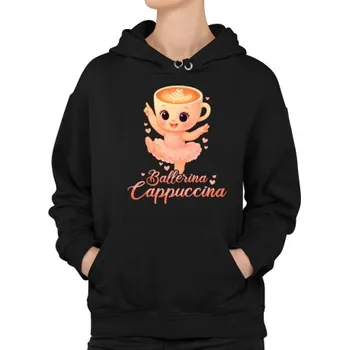 Žertovný předmět Cappuccina Ballerina Baby V2 - Italian Brainrot - balerína šálek - dětské tričko s potiskem - dámská mikina s potiskem- Tričkový.cz