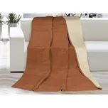 Deka KIRA PLUS hnědá/béžová 450g 200x230