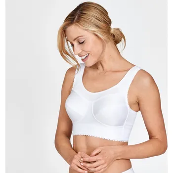 Podprsenka Miss Mary Of Sweden Stahující podprsenka Cotton Simplex Miss Mary® s pružnými košíčky , bez kostic bílá 95C
