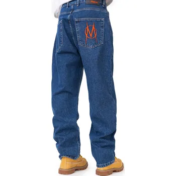 Pánské džíny Kalhoty Mercur Monument Dark Blue - S