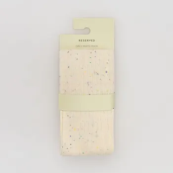 Dívčí spodní prádlo Reserved - Vzorované punčocháče - tělová - 312GU-02M - 312GU-02M-U12