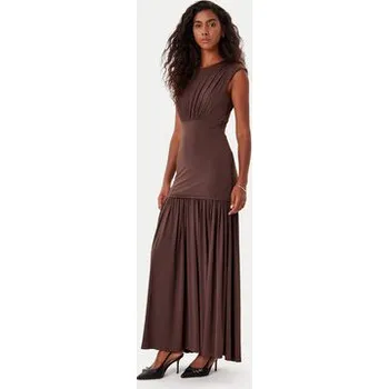 Dámské oblečení Bardot Koktejlové šaty Annaise 60103DB Hnědá Regular Fit 6