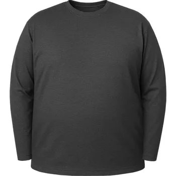 Miners Mate supersize Nadměrné tričko s dlouhým rukávem Unisex - Antracit | 4XL