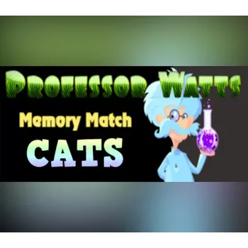 Počítačová hra Professor Watts Memory Match Cats
