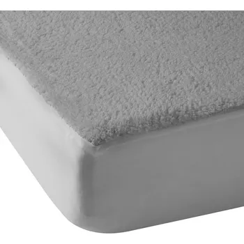 Prostěradlo Šedé napínací prostěradlo z mikroplyše 150x200 cm Thermal Sherpa – Catherine Lansfield ID_1801783