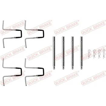Brzdový systém Sada příslušenství, obložení kotoučové brzdy QUICK BRAKE 109-0977