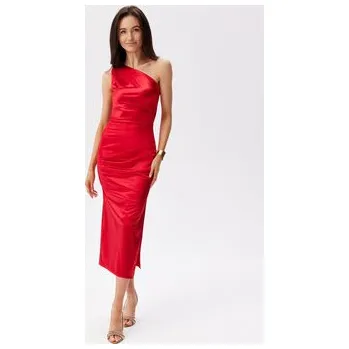 Dámské šaty Roco Fashion Večerní šaty Elen Červená Slim Fit 36