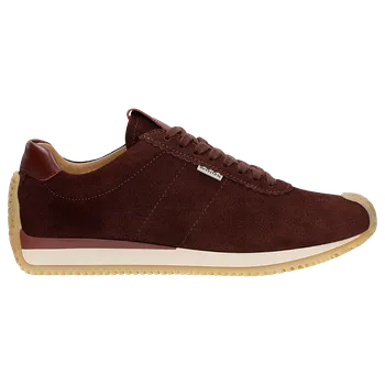 Dámské polobotky Bordové Dámské Tenisky Z Velurové Štípané Kůže Wojas 4636875 37