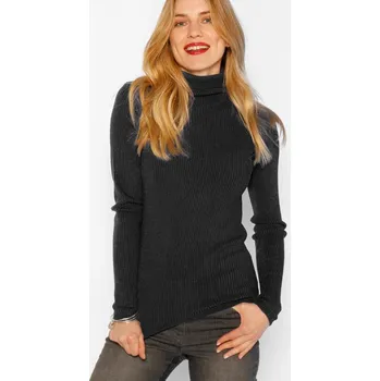 Dámská móda Blancheporte Žebrovaný rolák černá 54