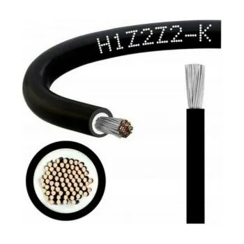 elektrický kabel FVE kabel černý 6mm - solarní kabel