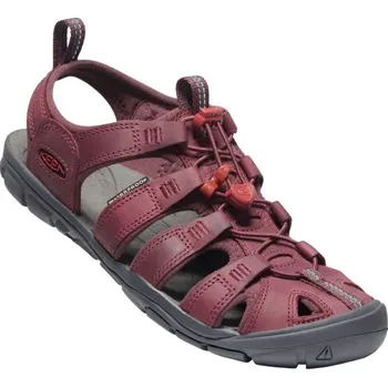 Dámské sandále Dámské boty Keen Wmns Clearwater Cnx Leather Wine/Red Dahlia 35.5