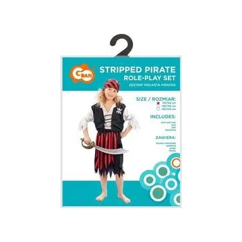 Strój dla dzieci Pasiasta Piratka rozm.120/130cm