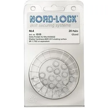 podložka NORD-LOCK klínové pojistné podložky NL 4 se zinkovou vrstvou, blistr SB-20