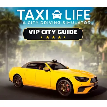 Počítačová hra Taxi Life: A City Driving Simulator - VIP City Guide DLC