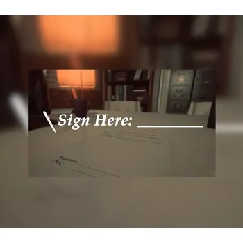 Počítačová hra Sign Here: _________