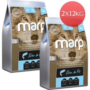 Krmivo pro psa Marp Variety Slim and Fit - s bílou rybou 2 x 12kg