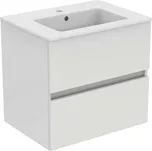 IDEAL STANDARD - Eurovit Skříňka s umyvadlem, 55x60x44 cm, 2 zásuvky, lesklá bílá R0572WG