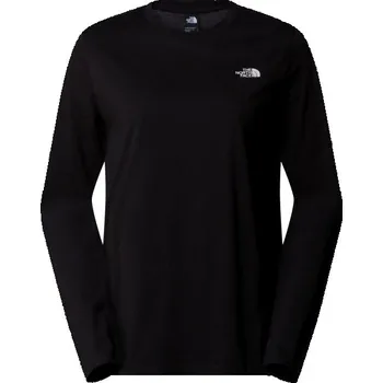 Dámské tričko s dlouhým rukávem The North Face W L/S SIMPLE DOME TEE XS Černá, Bílá