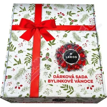 Sirup LEROS Dárková sada bylinkové Vánoce