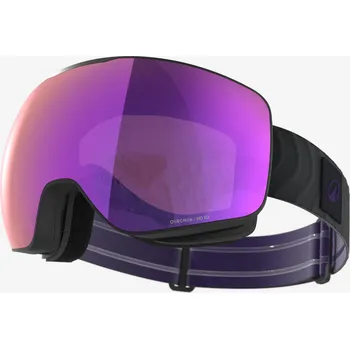 WEDZE Lyžařské a snowboardové brýle S3 G S HD do hezkého počasí pro děti i dospělé S FIALOVÁ|ČERNÁ