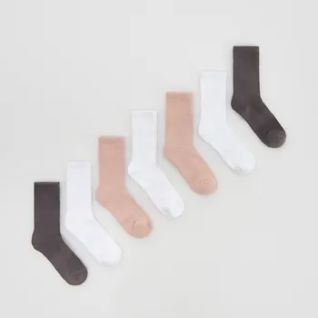 Dívčí spodní prádlo Reserved - Strukturální ponožky 7 pack - bílá - 169GU-00X - 169GU-00X-K28