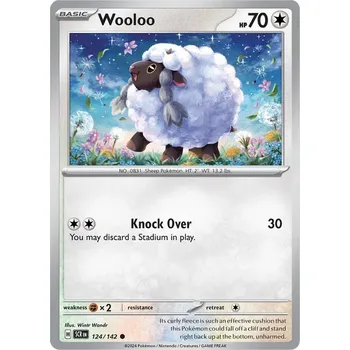 Karetní hra Wooloo 124/142 - Stellar Crown Typ karty: Reverse Holo